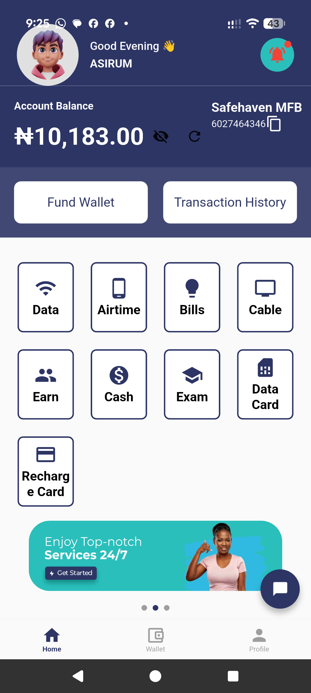 Hafsa Data dashboard screenshot 1